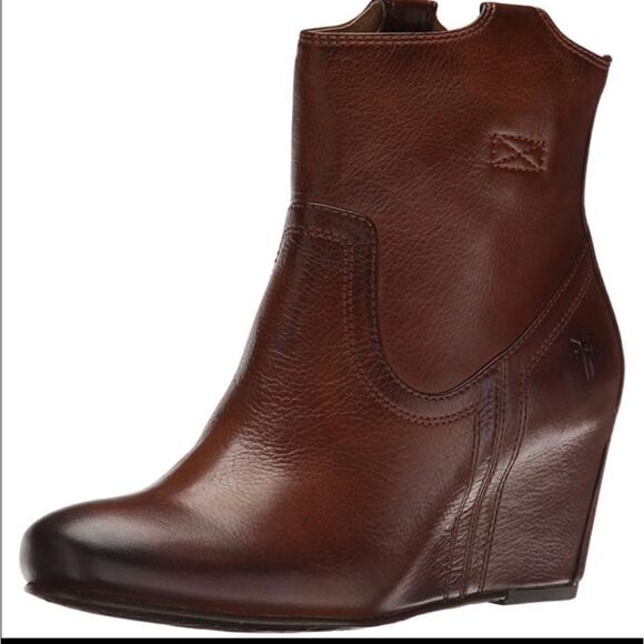 Frye Carson Wedge Bootie Size 8 1/2 - Picture 2 of 16